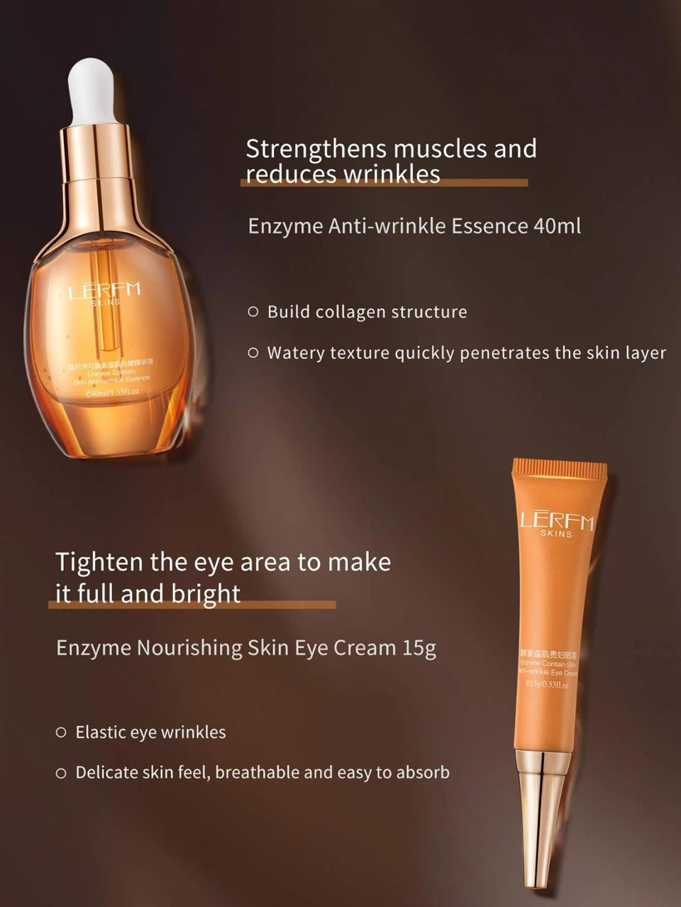 Gift Box Yeast Extract Anti-Wrinkle Skin Care Set